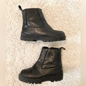 Zara Toddler Girls Black Boots